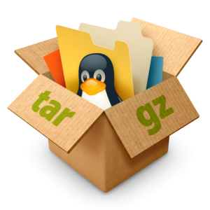 Распаковка tar архива в линукс (указание файла, отображение хода експорта)