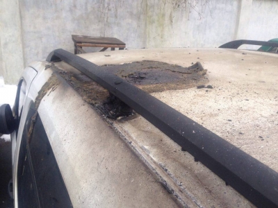 В центрі Новоград-Волинського спалили автомобіль