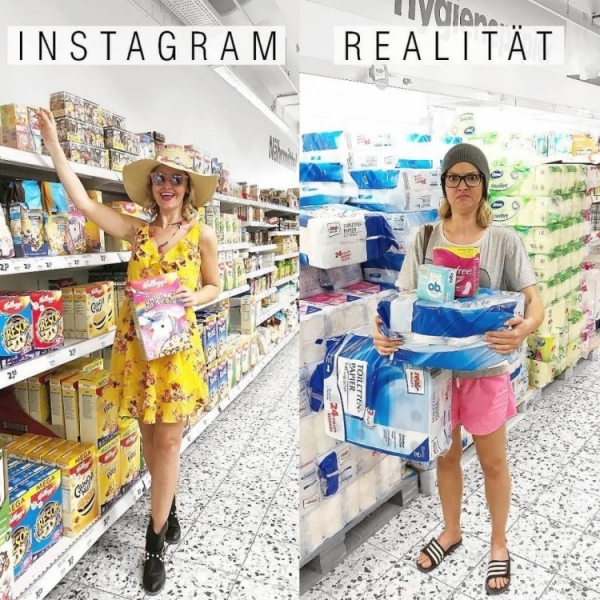Инстаграм VS реальность