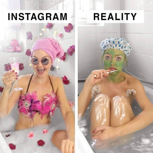 Инстаграм VS реальность