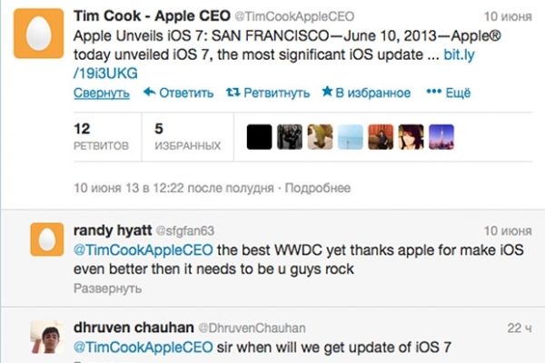 В чем  успех  презентаций Apple