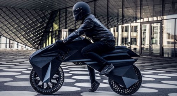 В Германии создали полностью напечатанный на 3D-принтере электрический мотоцикл NERA