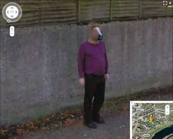 Интересные кадры попавшие в Google Maps