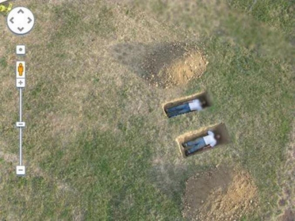 Интересные кадры попавшие в Google Maps