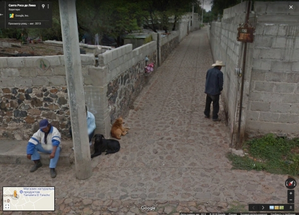 Интересные кадры попавшие в Google Maps