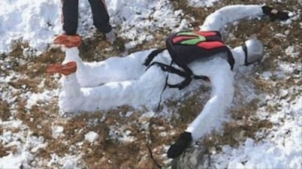 Зима и прикольные снеговики