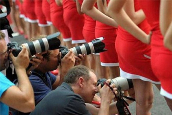 Нелегкая работа фотографа