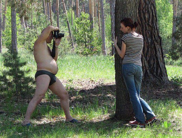 Нелегкая работа фотографа