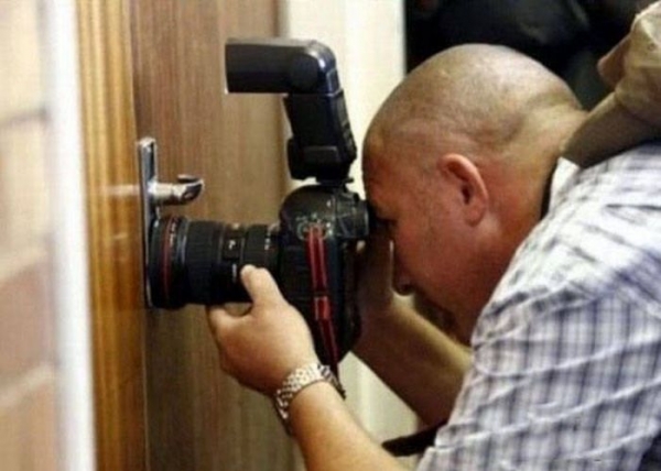 Нелегкая работа фотографа