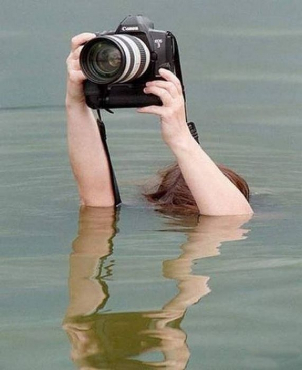 Нелегкая работа фотографа
