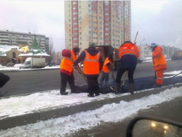 Как не надо ремонтировать дороги