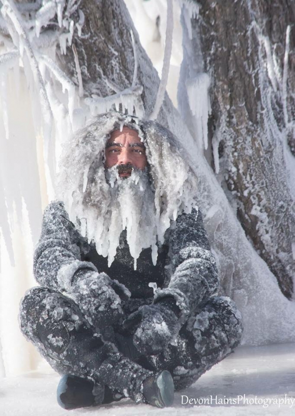 Как выглядят серферы при -34°C