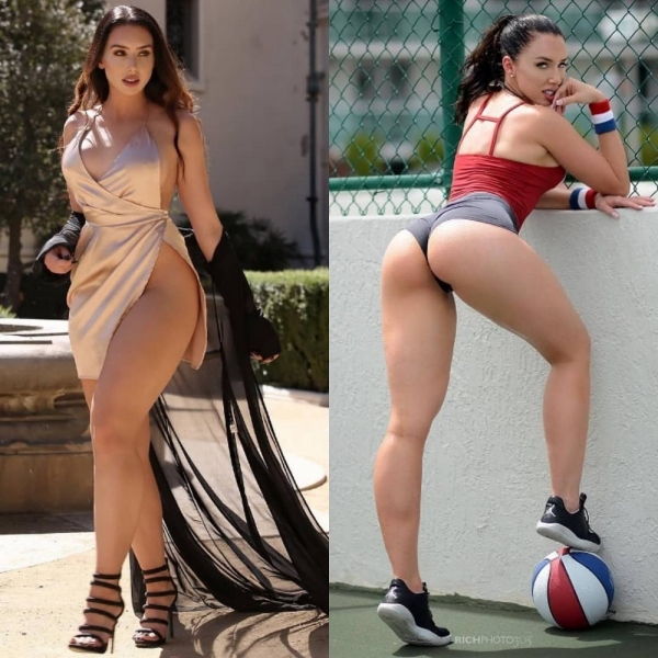 Девушки в униформе и без нее