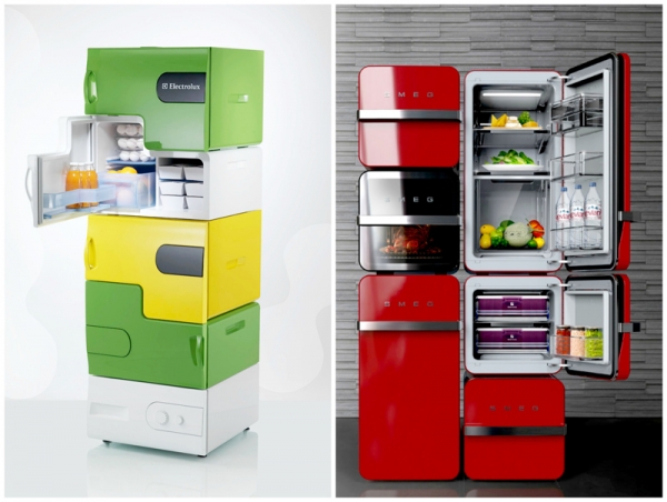Как выглядят необычные холодильники будущего