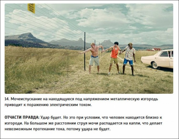 Интересные факты от Разрушителей легенд