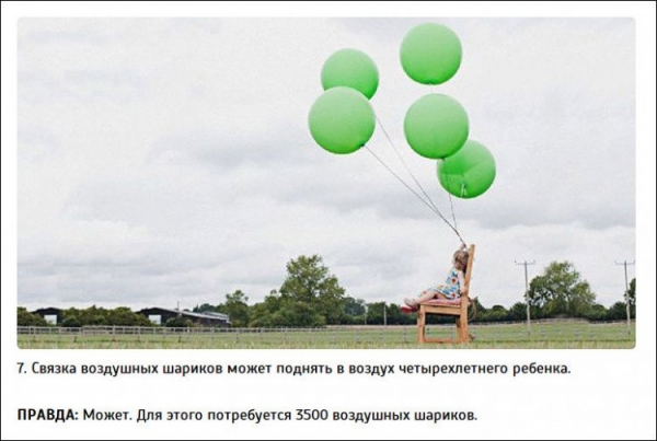Интересные факты от Разрушителей легенд