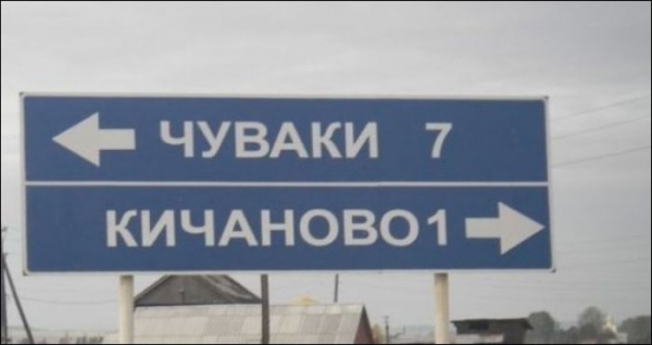 Прикольные названия населенных пунктов