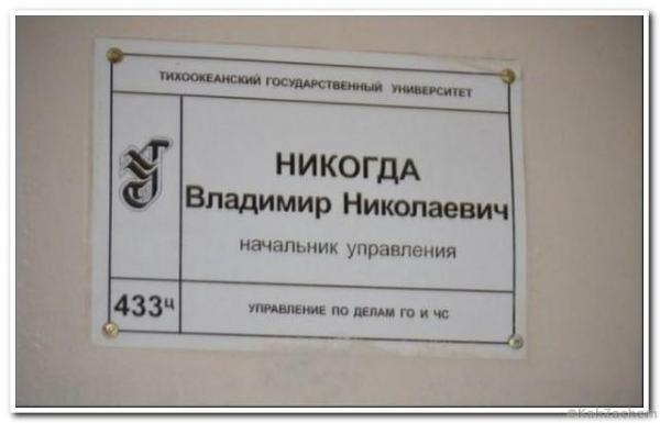 Люди, которым ну очень "повезло" с фамилией