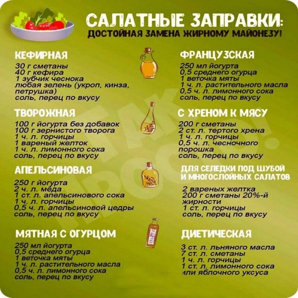 Полезные шпаргалки хозяюшкам на кухню