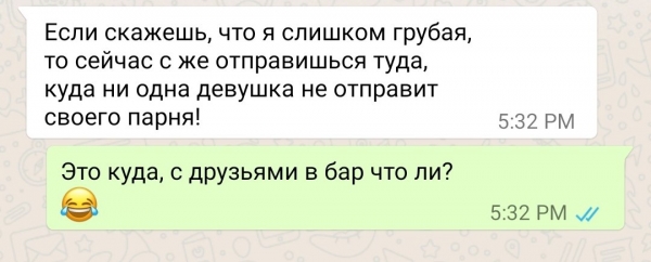 Хамство и юмор в переписке