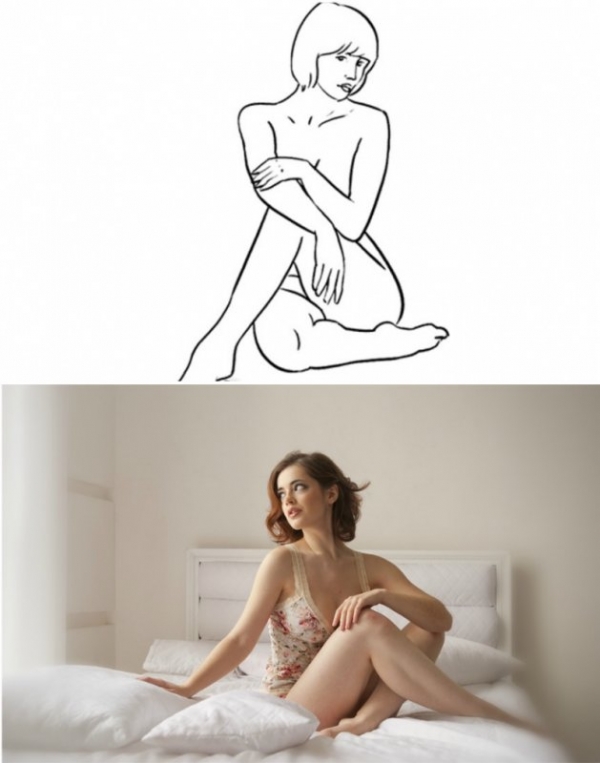 Самые удачные позы для фотосесии