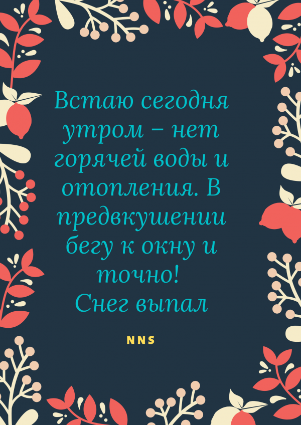 Зимне-карантинные шутки