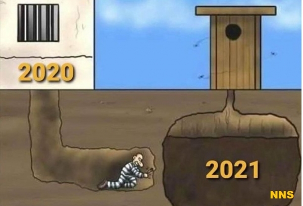 Прощай 2020 - привет 2021