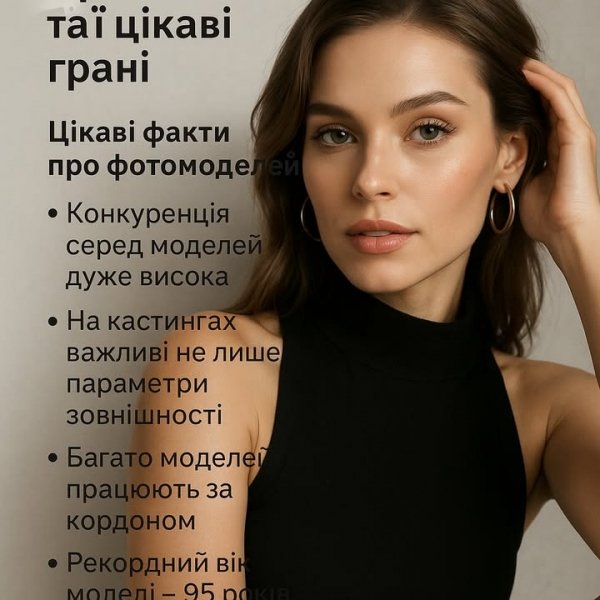 Фотомодель: професія сучасності та її цікаві грані