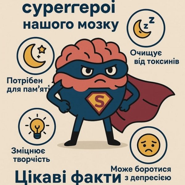 Сон – секретний супергерой нашого мозку