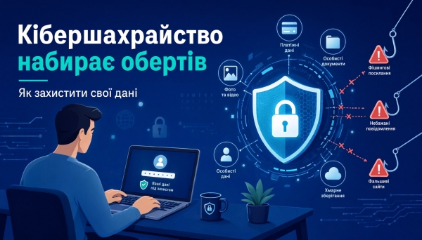 Кібершахрайство набирає обертів: як захистити свої дані у 2026 році