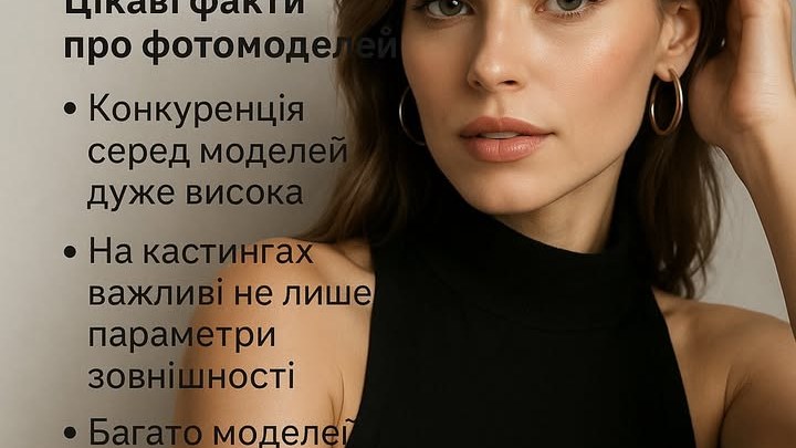 Фотомодель: професія сучасності та її цікаві грані