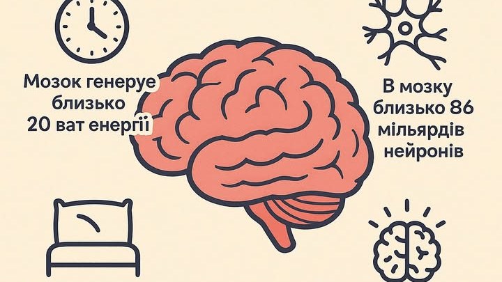 Дивовижні факти про людський мозок