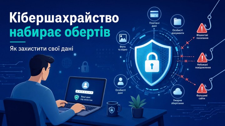 Кібершахрайство набирає обертів: як захистити свої дані у 2026 році